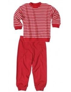 Frugi Pigiama Bimbo Leon, Razzo/Rosso - Cotone bio bambino