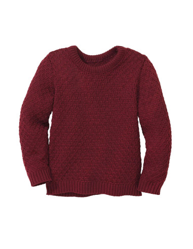 Pullover Aran in lana Merino -col....