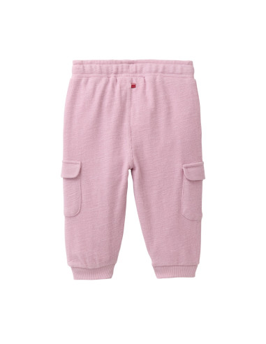 Pantalone cargo baby in cotone bouclé...